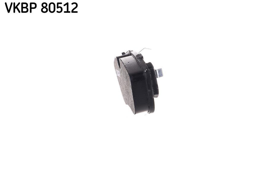 Jeu de 4 plaquettes de frein SKF ref. VKBP 80512